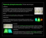 Folhetos técnicos sobre pigmentos fotoluminescentes