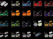 Tabelas de cores para cores de diamantes Stardust